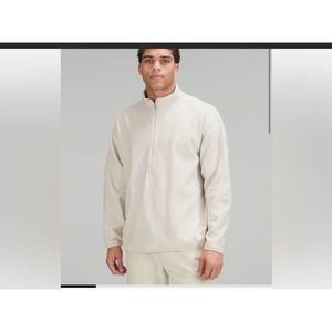 Lululemon Oversize Fit Fleece Half Zip Henley Sweater Mens Size: L